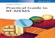 Jacopo Iannacci Practical Guide to RF-MEMS …download.e-bookshelf.de/download/0003/9375/01/L-G-0003937501... · Practical Guide to RF-MEMS. The Author. Dr. Jacopo Iannacci. Fondazione