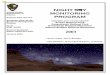 Night Sky Monitoring Program for the Southeast Utah Sky Monitoring... · PDF fileThis document is part of the Night Sky Toolbox on EXECUTIVE SUMMARY. NIGHT SKY MONITORING PROGRAM
