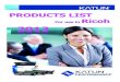 Katun NEW Products 2013infocopy.am/enlarge/catalog/5.pdf · AFICIO 2228 C, AFICIO 2232 C, AFICIO 2238 C 275 g / Cartridge, Packaged for 