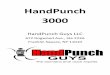 HandPunch 3000 Manual - HandPunch Guys LLC | … 3000/4000 Manual 3 Introduction The HandPunch 3000/4000 is part of Schlage Biometrics’ 3rd generation line of biometric hand geometry