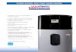 HYBRID ELECTRIC HEAT PUMP WATER HEATERS - …uscraftmaster.com/pdf/USC_HP_Spec.pdfHYBRID ELECTRIC HEAT PUMP WATER HEATERS • Available in 50-, ... • Utilizes compressor as primary