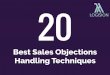 Best Sales Objections Handling Techniques - Logision · Best Sales Objections Handling Techniques 20. Objections in ... Types of sales objections price, need. ... what the objection