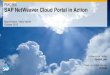 PMC266 SAP NetWeaver Cloud Portal in Actionsapvod.edgesuite.net/TechEd/TechEd_Vegas2012/pdfs/PMC266.pdf · PMC266 SAP NetWeaver Cloud Portal in Action ... SAP NetWeaver Cloud Portal