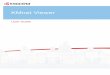 KMnet Viewer - Kyocera · Acknowledgement of Risks ... Kyocera > KMnet Viewer. 2. If you have administrator rights, your last saved workspace appears and you can proceed with your