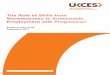 The Role of Skills from Worklessness to Sustainable Employment with …€¦ ·  · 2014-04-24Worklessness to Sustainable Employment with Progression. ... lever in supporting the