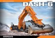 DASH-6 - Hitachi Construction · (DOC) and selective catalytic reduction (SCR). An improved piston design allows particulate ... n Tungsten-carbide coated wear surfaces protect the