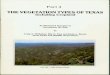Vegetation Types of Texas -- Part 04 VEGETATION TYPES OF TEXAS ... Clower, D. F. 1978. ... USDA, SCS. 113 pp. + maps. Coffee, D. R. 1967. Soil survey of Menard Co., Texas. USDA, 