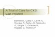 A Trial of Care for CKD: Can-Prevent - Research in Place Trial of Care for CKD: Can-Prevent Barrett B, Garg A, ... Current care for CKD or CVD by DM ... Slide 1 Author: Brendan 