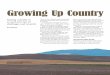 Growing Up Country - Ruralite Magazine pp 12-15...more arid lands of Arizona or New Growing Up Country Living in the country sometimes means being isolated from neighbors, such as