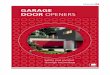 GARAGE DOOR OPENERS - Marantec · Garage door openers For all types of garage doors 12 1 Garage door opener incl. rail 2 Solar module (only with Comfort 260 accu) 3 Rechargeable battery