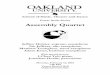 Guest Artist Series Assembly Quartet€¦ ·  · 2018-03-28Quintet Alfred Schnittke (arr. J. Heisler) I. Moderato (1934-1998) II. Tempo di Valse ... Microsoft Word - Assembly Quartet