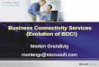 Business Connectivity Services (Evolution of BDC!)download.microsoft.com/documents/UK/Danmark/technet...Business Connectivity Services (Evolution of BDC!) Morten Grundtvig mortengr@microsoft.com