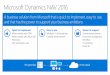 Microsoft Dynamics NAV 2015 What’s new? · Finance is an important piece of a business solution. In Microsoft Dynamics NAV 2016, new and improved features save time, improve the