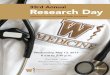 33rd Annual Research Day - WMed Research... · 33rd Annual Research Day ... Thomas Pott, Silpa Nadella, Eric Bryant, Michelle Halley ... 9:15 Surgical Treatment of Degenerative Scoliosis