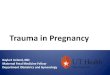 Trauma in Pregnancy - gcrac.org •Discuss the prevalence and risk factors of trauma in pregnancy •Describe the perinatal complications associated with trauma in pregnancy •Describe