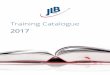 Training Catalogue 2017 - jlb.com.au Catalogue 2017 . ... HACCP Awareness Course ... Our ISO 9001:2015 Lead Auditor Course is delivered across 5 days and provides an overview of ISO