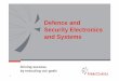 Defence and Security Electronics and Systems - Leonardo · Defence and Security Electronics and Systems. 10 ... •Coast Watch Australia ... • A leading player in the UAV market