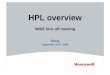Kick-off Siena HPLcse.lab.imtlucca.it/hybrid/wide/Slides/Kick-off_Siena_HPL.pdf · APC/RTO = PEOPLE • MATLAB tool • ... -modern mp-QP insight (for QP primary task) w H essi an