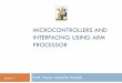 MICROCONTROLLERS AND INTERFACING USING ARM … · MICROCONTROLLERS AND INTERFACING USING ARM ... Generic user-interface such as keyboard, ... LD1 for USB communication,