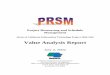 Value Analysis Report - Caltrans - California … · Project Resourcing and Schedule Management (PRSM) (State of California Information Technology Project 2660-160) Value Analysis