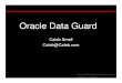 Oracle Data Guard - VanOUGvanoug.org/VicOUG_dataguard_presentation.pdf · ©Puget Sound Oracle Users Group Education Is Our Passion Outline Overview Planning a DataGuard Installation