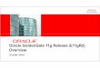 Oracle GoldenGate 11g Release 2(11gR2) Overview · 11gR2 Security & Performance Extensibility Manageability & Monitoring Expanded Heterogeneity. Integrated Extract 