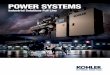 POWER SYSTEMS - Kohler Co.resources.kohler.com/.../pdf/Industrial_Full_Line_Brochure.pdf · power systems. We exist for one ... 480 V 50-Hz non emissions models are also available