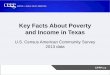 Key Facts About Poverty and Income in Texasforabettertexas.org/images/EO_2014_ACSPovertyIncome_Charts.pdf-Poverty is connected to people experiencing worse health outcomes. - Mothers