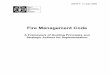 Fire Management Code - Food and Agriculture Organization · D.4 Fire Prevention ... detection, control, restriction, and extinction of fire in forest and rural areas ... instruments