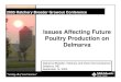 Issues Affecting Future Poultry Production on …ag.udel.edu/rec/poultryextension/proceedings2005/Issues Affecting...Issues Affecting Future Poultry Production on ... years on 3 poultry