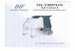 Olympus M100H Manual - Dultmeier.com M100H Manual.pdfOlympus M100H Operating Manual ... With Auto-Pump-out Option - Use a Hydro-Filter and clean the recovery tank daily to keep pump-out