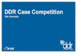DDR Case Competition - Yale University€¦ · DDR Case Competition Yale University . ... and internship opportunities. ... A recent report from Business Insider Intelligence demonstrates