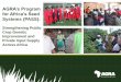 AGRA’s Program - Food and Agriculture Organization Seed Systems... · AGRA’s Program for Africa’s Seed Systems (PASS): Strengthening Public Crop Genetic Improvement and Private
