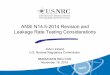 ANSI N14.5-2014 Revision and Leakage Rate Testing ... N14.5-2014 Revision and Leakage Rate Testing Considerations. Slide # 2. Presentation Overview •Introduction •American National