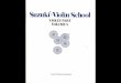 Violino 09.pdf · Suzuki QViolin School VIOLIN PART VOLUME 9 Suzuki Method International . INTRODUCHON FOR THE STUDENT: This material is part of the worldwide Suzuki Method of teaching