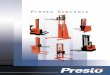 Presto Stackersprestolifts.com/images/documents/brochures/Presto-Stacker.pdf · The stacker on the left has base legs that support the weight of the ... , stylish design, low overall