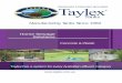 Manufacturing Tanks Since 1969 - Taylex Home Sewage Solutions Brochure... · Manufacturing Tanks Since 1969. ... tank, our website or ... bottom sludge based layer and the surface