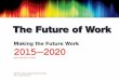 MakingtheFutureWork 2015—2020 Future Of Work Report.pdf · The future of work workforce isn’t buying this slowdown or rationale. Because the current losses in capacity greatly