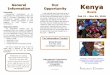 2018 Kenya (Busia) Brochure - International … Feb 21 – Mar 05, 2018 Equipping and enabling believers worldwide to conduct church-based projects to reach unbelievers and make disciples
