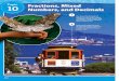 Topic Fractions, Mixed 10 Numbers, and Decimals · Fractions, Mixed Numbers, and Decimals Topic 10 How many miles per hour do San Francisco’s cable cars travel? You will find out