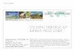 CULTURAL HERITAGE OF KIRIBATI FIELD STUDYworldheritage.design.umn.edu/documents/KiribatiExhibitionPosterand... · CULTURAL HERITAGE OF KIRIBATI Traditional handicraft is still largely