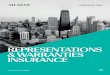REPRESENTATIONS & WARRANTIES INSURANCE · Representations & Warranties Insurance A Practical Analysis 5 How does cover under the ... law, this means that the insured (purchaser) owes
