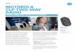 USE CASE MOTOROLA CLP TWO-WAY RADIO … the new Motorola CLP two-way radio, the ﬁ rst two-way radio designed speciﬁ cally for the demanding, ... With CLP’s one button push-to-talk