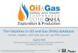 The Fatalities in Oil and Gas (FOG) database … · The Fatalities in Oil and Gas (FOG) database: trends, ... Well completion. ... Well servicing, workover, or