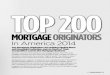 M RTGAGE RIGI - SWBCinfo.swbc.com/hs-fs/hub/223054/file-2623864456-pdf/... ·  · 2017-10-08M RTGAGE RIGI In America 2014 Top Mortgage Originators Are Gaining ... Answer: It’s