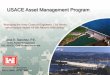 USACE Asset Management Program - ALL Consulting · US Army Corps of Engineers BUILDING STRONG ... Infrastructure Assets for the Nation’s Well-Being ... Civil Works infrastructure