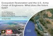 Ecosystem Restoration and the U.S. Army Corps of Engineers ...conference.ifas.ufl.edu/NCER2016/presentations/1_1100_Simmons.pdf · Corps of Engineers- What does the future hold? 