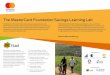 The MasterCard Foundation Savings Learning Lab - … BANKING INSTITUTE UNITED NATIONS ... back into programme design to course-correct as needed ... MasterCard Foundation Savings Learning