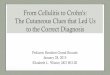 From Cellulitis to Crohn’s: The Cutaneous Clues that Led ... Cellulitis to... · From Cellulitis to Crohn’s: The Cutaneous Clues that Led Us ... Case Presentation- HPI ... Type