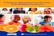 A Guide to Afterschool and Summer Child Nutrition Programs · A Guide to Afterschool and Summer Child Nutrition Programs. ... Guide to Afterschool and Summer Child Nutrition ... About